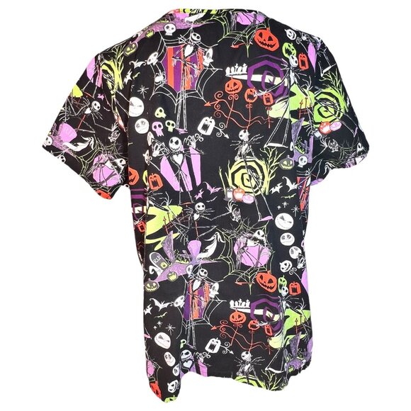 Halloween Scrub Disney Jack Skellington The Nightmare Before Christmas Size XL - Picture 5 of 7